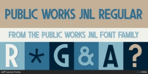Public Works JNL Font Download