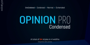 Opinion Pro Condensed Font Download