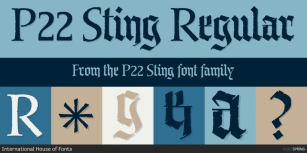 P22 Sting Font Download