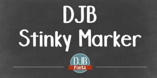 DJB Stinky Marker Font Download