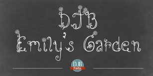 DJB Emily's Garden Font Download