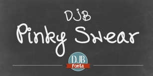 DJB Pinky Swear Font Download