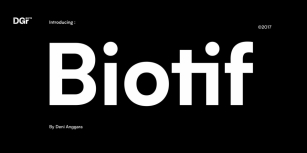 Biotif Font Download