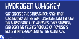 Hydrogen Whiskey Font Download