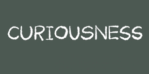 Curiousness Font Download