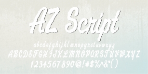 AZ Script Font Download