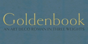 Goldenbook Font Download