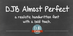 DJB Almost Perfect Font Download