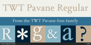 TWT Pavane Font Download