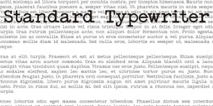StandardTypewriter Font Download