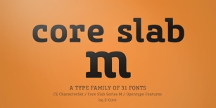 Core Slab M Font Download