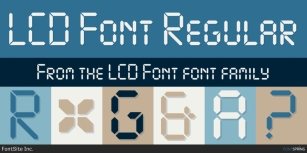 LCD Font Font Download