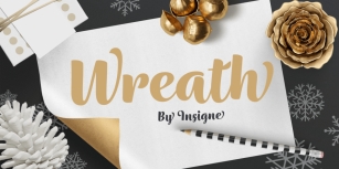 Wreath Font Download