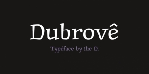 Dubrove Font Download