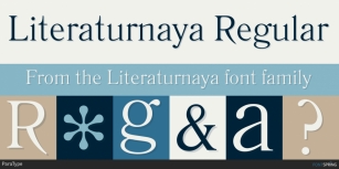 Literaturnaya Font Download