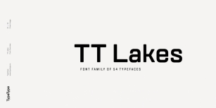 TT Lakes Font Download