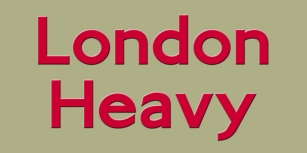 London Heavy Font Download