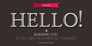 Adriane Lux Font Download