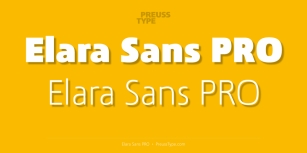 Elara Sans PRO Font Download