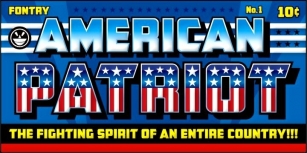 CFB1 American Patriot Font Download