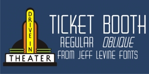 Ticket Booth JNL Font Download