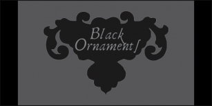Black Ornaments Four Font Download