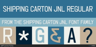 Shipping Carton JNL Font Download