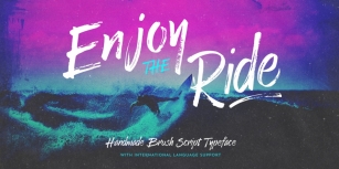 Enjoy The Ride Font Download