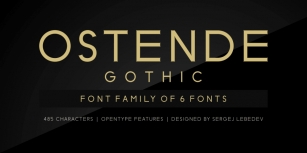 Ostende Gothic Font Download