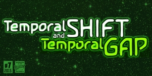 Temporal Gap & Shift Font Download