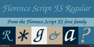 Florence Script FS Font Download