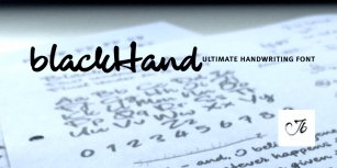 blackHand Font Download