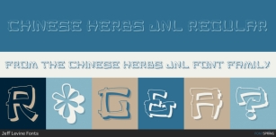 Chinese Herbs JNL Font Download