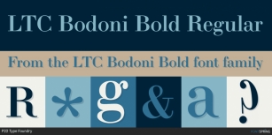 LTC Bodoni Bold Font Download