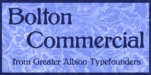 Bolton Commercial Font Download