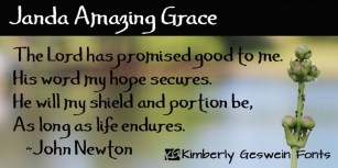 Janda Amazing Grace Font Download