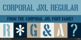 Corporal JNL Font Download