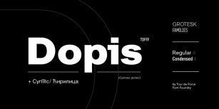 Dopis Font Download