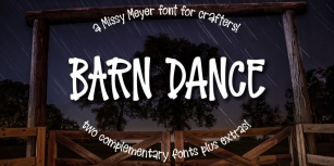 Barn Dance Font Download
