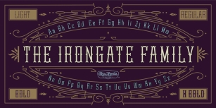 Irongate Font Download