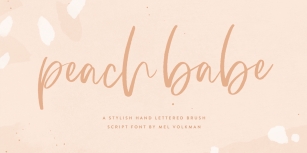 Peach Babe Font Download