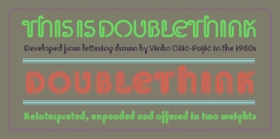 Doublethink Font Download