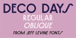 Deco Days Font Download