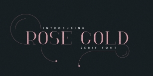 RoseGold Serif Font Download