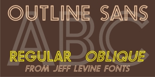 Outline Sans JNL Font Download