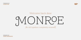 Monroe Font Download