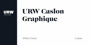 URW Caslon Graphique Font Download