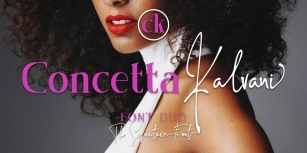 Concetta Kalvani / Signature & Serif Font Download