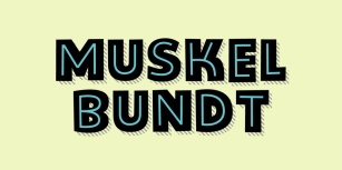 Muskelbundt Font Download