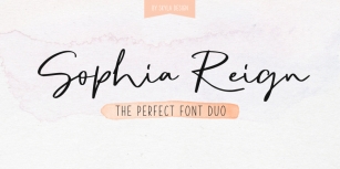 Sophia Reign Font Download